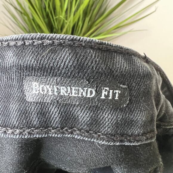 Judy Blue Boyfriend Fit Black Distressed Jeans Size 3/26 Style JB82161BK Stretch - Picture 9 of 15